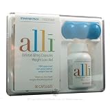 Alli Weight-Loss Aid, Orlistat 60mg Capsules, 90-Count Starter Pack