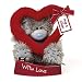 7" Hugs and Kisses Heart Me to You Bear