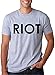 Riot T-Shirt Funny Vintage Style T Shirt Classic Comedy TV Tee