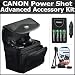 Advanced Accessory Kit For Canon PowerShot SX20IS SX20 IS SX130IS SX130IS SX150IS SX150 IS Digital Camera Includes USB 2.0 High Speed Card Reader+ 4 AA High Capacity Rechargeable NIMH Batteries + AC/DC Rapid Charger + Deluxe Case + Screen Protectors +More
