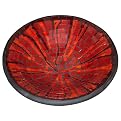 Mosaic Glass Deep Round Platter