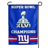 NFL New York Giants Super Bowl XLVI Champions Garden Flag