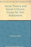 Social theory and social criticism : essays for Tom Bottomore