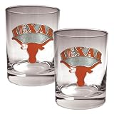 Texas Longhorns NCAA 2pc Rocks Glass Set