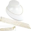 Cable Chains Gold Plated 18" 5Pcs