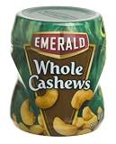 Emerald Nuts Whole Cashews, 4.5-Ounce Canisters (Pack of 12)