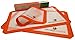 3 Pack Silicone Baking Mat Non Stick Cookie Sheet Oven Liners Professional Grade Bakeware Mats by Wicked Cuisine