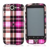 51VrVM4lWYL. SL160  for HTC Nexus One Hard Case Plaid Hot Pink Brown Pink 1