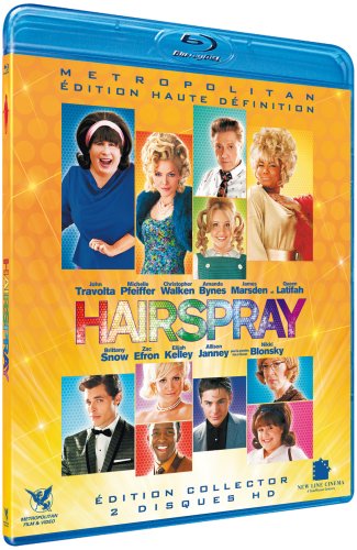 Hairspray - Edition collector 2 Blu-ray discs [Blu-ray] dvd, Film dvd Hairspray - Edition collector 2 Blu-ray discs [Blu-ray]