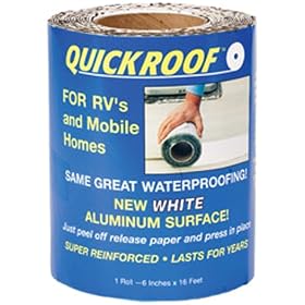 Cofair WQR616 White 6"X16' Quick Roof Tape