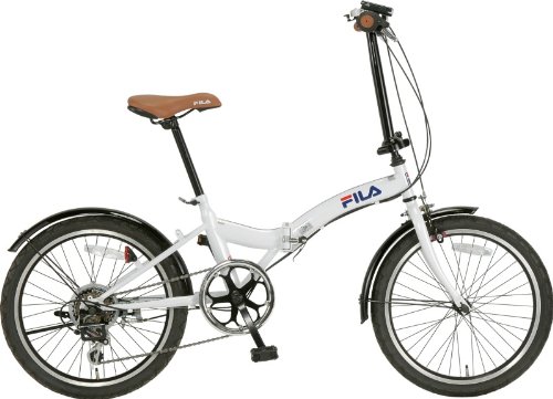 FILA(フィラ)シマノ6段変速20インチ折りたたみ自転車FILA FL-206TE ホワイト FL-206TE