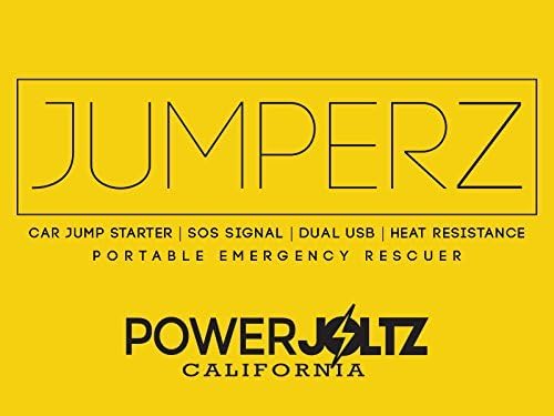 PowerJoltz® JumperZ - 400A Portable Car Jump Starter & Dual USB Emergency Rescuer Complete Set (7200mAh)