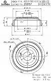 Brembo 21057 Rear Brake Drum