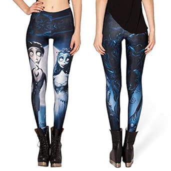 Original Design leggings imprimes de bande dessinee dans la couleur
