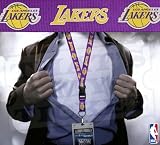 Los Angeles Lakers NBA Lanyard with Ticket Holder - Purple