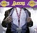 Los Angeles Lakers NBA Lanyard with Ticket Holder - Purple
