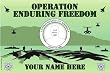 Coast Guard Enduring Freedom Small House Flag