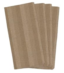 Park B.Smith Eco Bowery 4-Piece Recycled Cotton Napkin Set, Mushroom