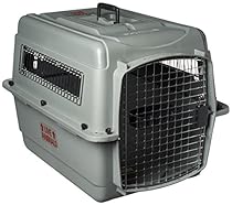 Petmate Sky Kennel for Pets from 25 to 30-Pound, Light Gray
