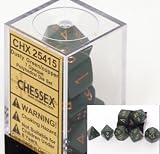 Chessex Opaque Dusty Green 7 piece dice set