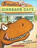Trouble at the Dinosaur Cafe (Book and Audiocassette Tape) (Paperback)