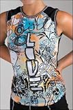 Girls4Sport - Sleeveless Rashguard (top) (variety of print options)