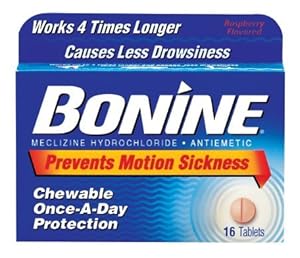 Bonine Motion Sickness Tablets-Raspberry-32 ct.