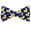Men's Rubber Ducks Pre-Tied Silk Bowtie by Bowties Unlimited in Blue