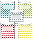 Creative Teaching Press Chevron Solids Library Pockets (6923)