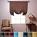 Tie-Up Shade Insulated Thermal Blackout Window Shade 63"L-CHOCOLATE - TUB