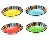 Certified International Santa Fe 9-1/4-Inch Pasta/Soup Bowl, Set of 4