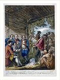 Historic Print (S): The Indians giving a talk to Colonel Bouquet in a conference at a council fire, near his