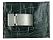 Levi's Men's Crackled Leather Antique Nickel Money Clip