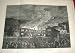 Fire At Lanhydrock House Nr Bodmin Antique Print 1881