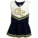 Georgia Tech Yellow Jackets Navy Blue Preschool Cheerleader Outfit