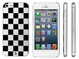 Highend Berry 【 iPhone5専用 】 アイフォン クリア ケース ダミエ調 ブラック
