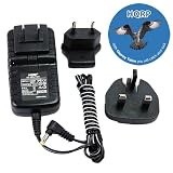 HQRP Wall AC Adapter Power Supply compatible with Fuji FujiFilm FinePix S6500fd, S700, S7000, S8000fd Digital Camera with USA & Euro Plug + Coaster