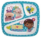 Zak Designs Doc McStuffins 3-Section Plate, Set of 6