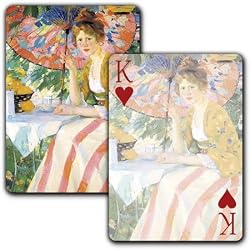 Young Lady with a Parasol - Single Deck Playing Cards