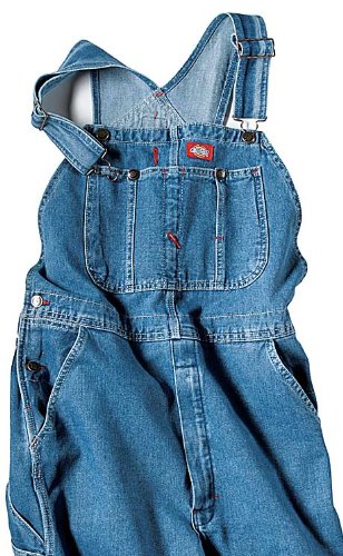 Dickies - - 8396 Indigo Latzhose, 46W x 32L, Stonewashed Indigo Blue Dickies - - 8396 Indigo Latzhose, 46W x 32L, Stonewashed Indigo Blue