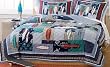 Surfing USA Full Quilt with 2 Shams