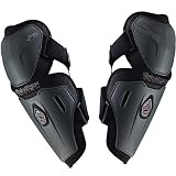 Troy Lee Designs Standard Adult Elbow Guard Motocross/Off-Road/Dirt Bike Motorcycle Body Armor w/ Free B&F Heart Sticker Bundle - Gray / One Size