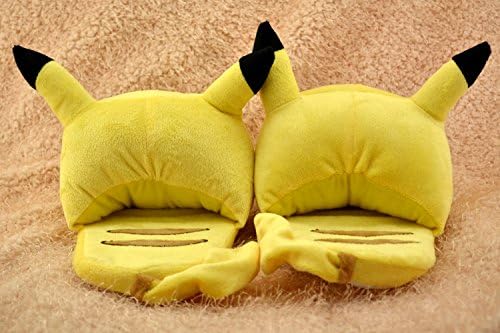 Banado® (Adult) Pikachu Cartoon Slippers Cotton Slippers Home Plush Slippers