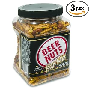 Beer Nuts Bar Mix Party, 26 Ounce Jars (Pack of 3) by Beer Nuts
