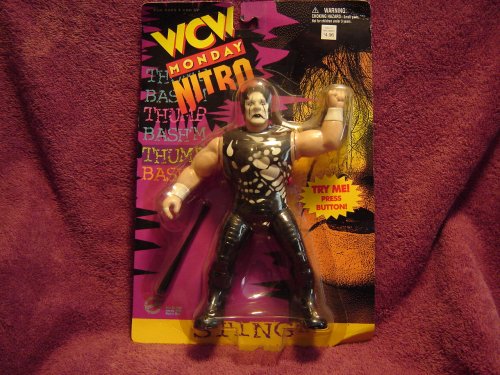 WWE Action Figure-WCW Sting Wrestling Action Figure WWF WWE-The Original San Francisco Toymakers WWE Action Figure