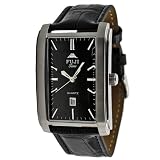 Fujitime Mens M2713-F Black Stainless Steel Le
