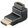 Wentronic 68782 HDMI/HDMI Winkeladapter (19polig, HDMI-Stecker auf HDMI-Buchse)