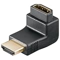 Wentronic 68782 HDMI/HDMI Winkeladapter (19polig, HDMI-Stecker auf HDMI-Buchse)
