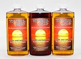 Candle and Lamp Oil (Set of 3) Wine & Gold Collection