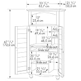 Harbor View Computer Desk Armoire